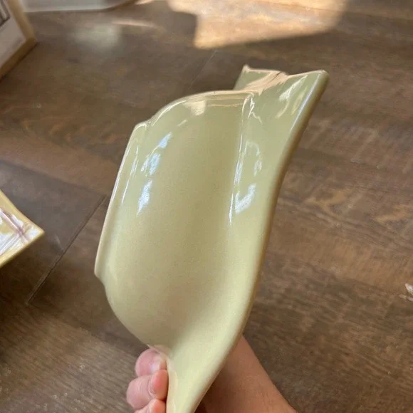 Lot of 2 -Rim Soup Bowls Mystic Cove Yellow by STUDIO NOVA -HA102 -8 Inch Width - Picture 3 of 9